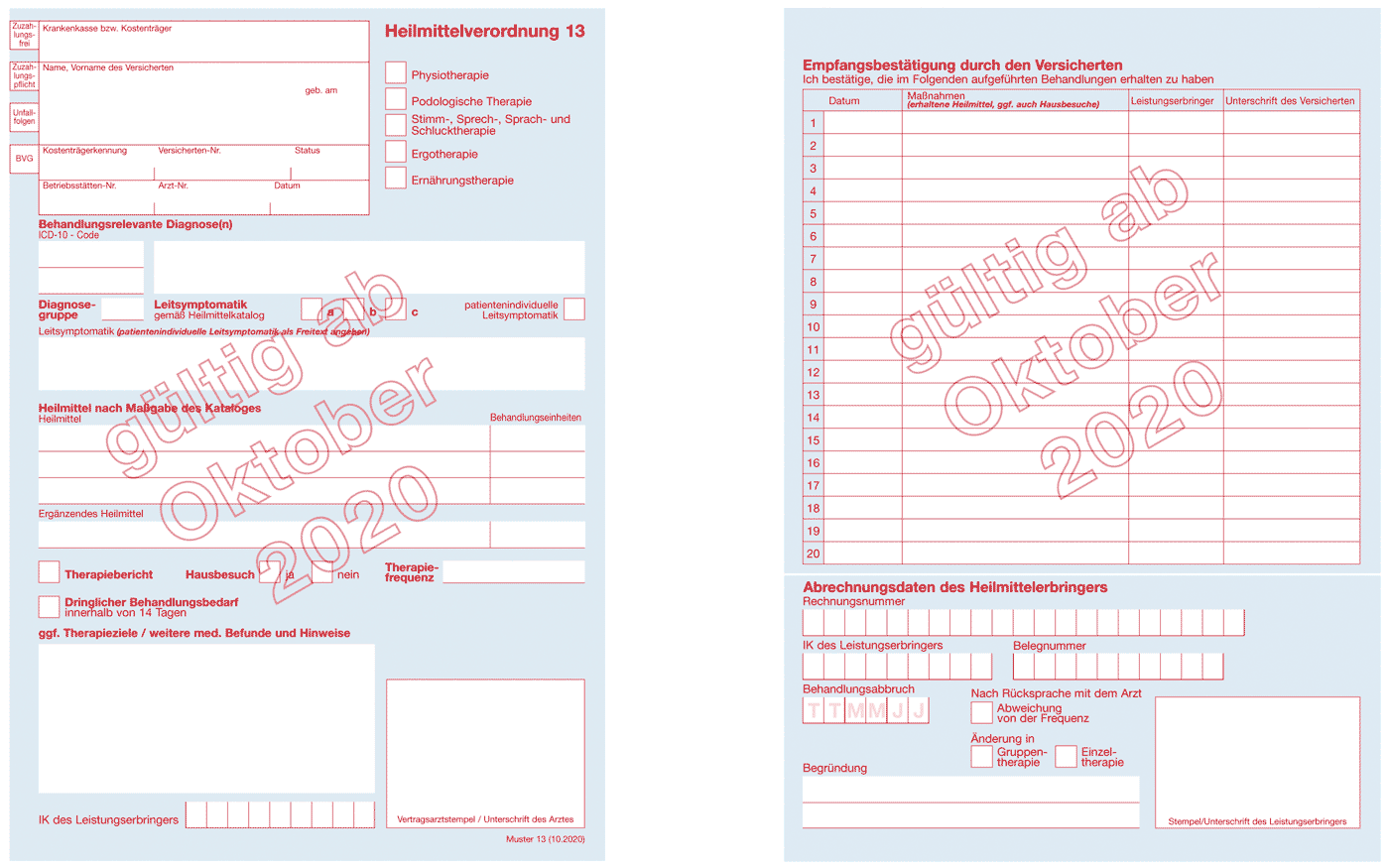 Neue Heilmittelverordnung ab Januar 2021 Das ist neu!  Deutsches