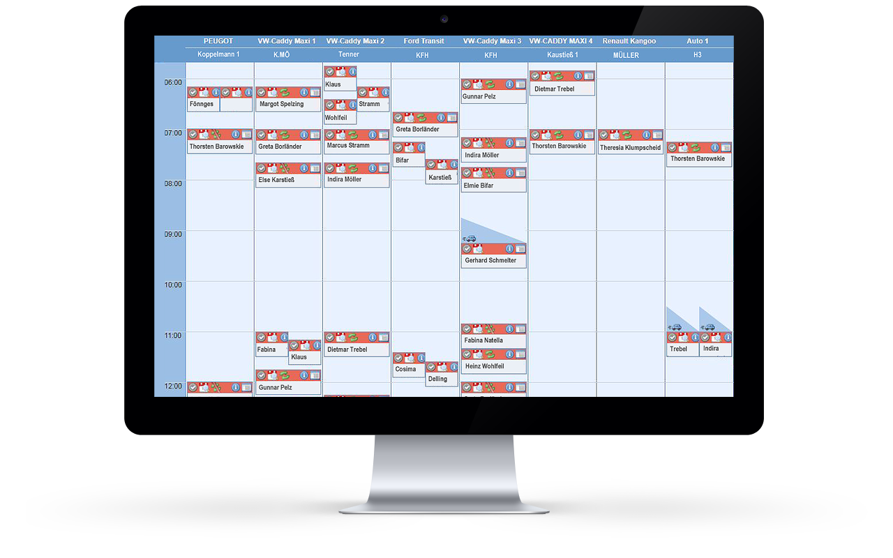 Fahrtenplanung uebersicht