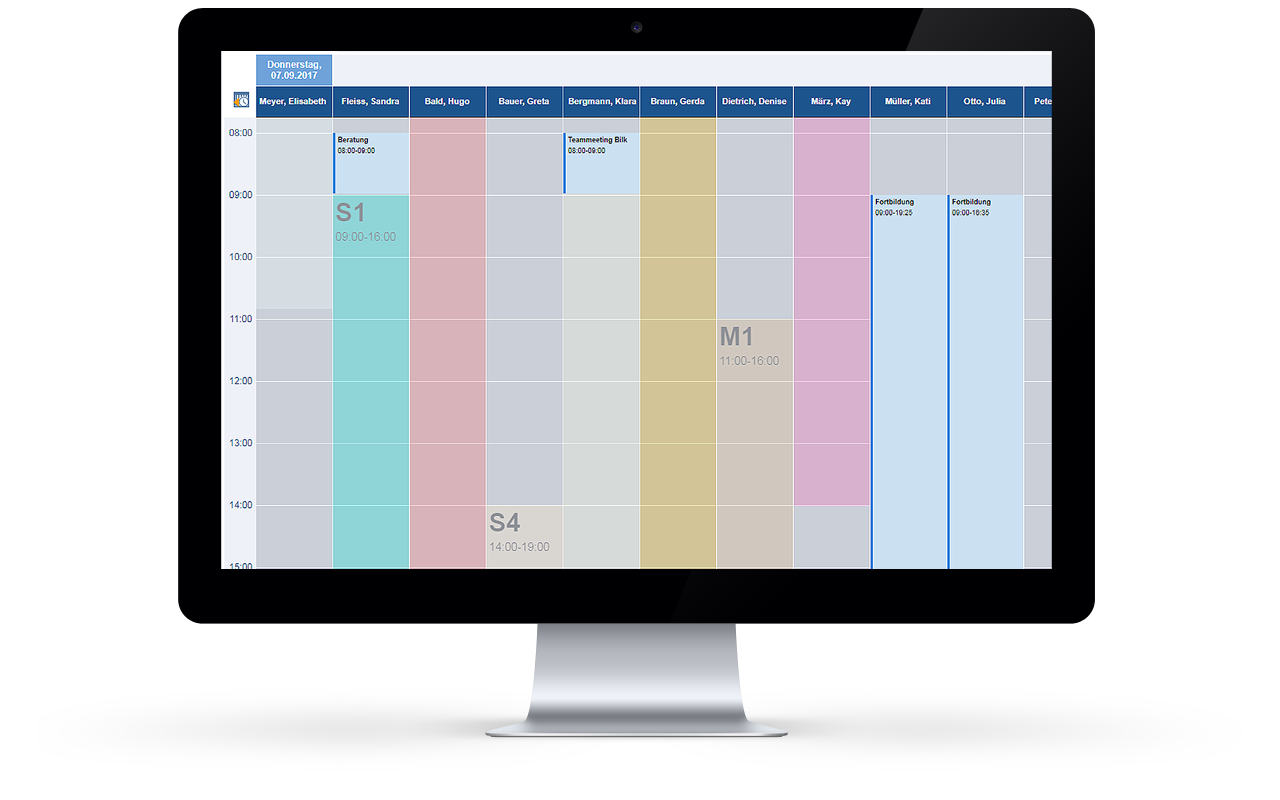 Mitarbeiter Pflege Planung
