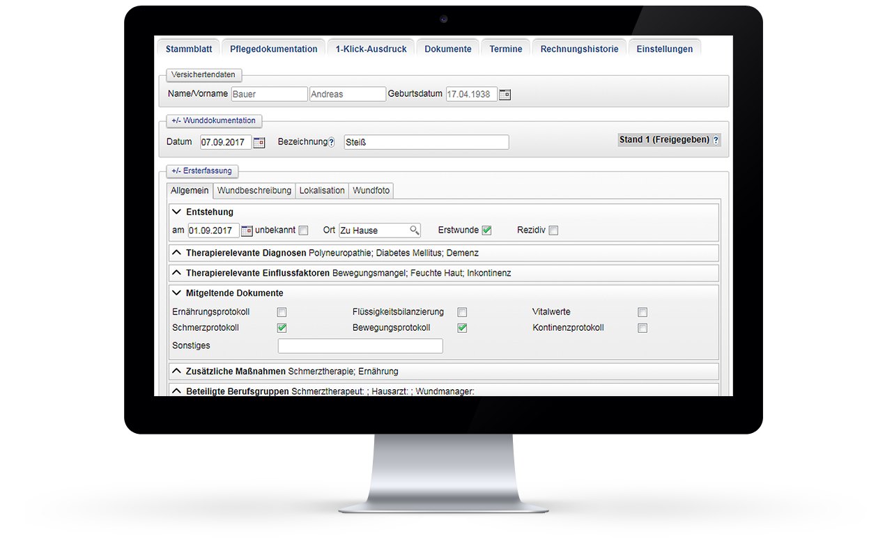 Pflegedokumentation Software Pflegedokumentation Software