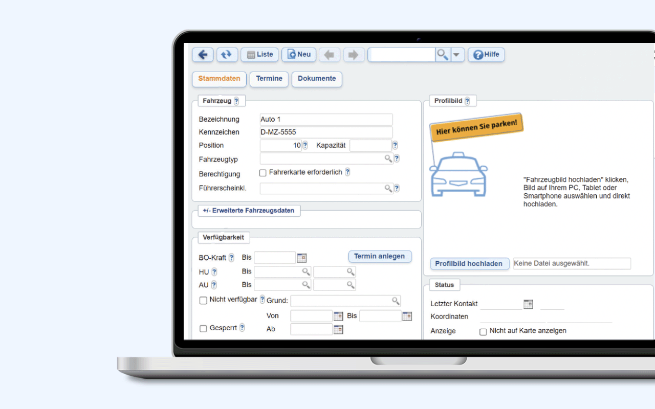 Fuhrparkmanagement Krankentransport