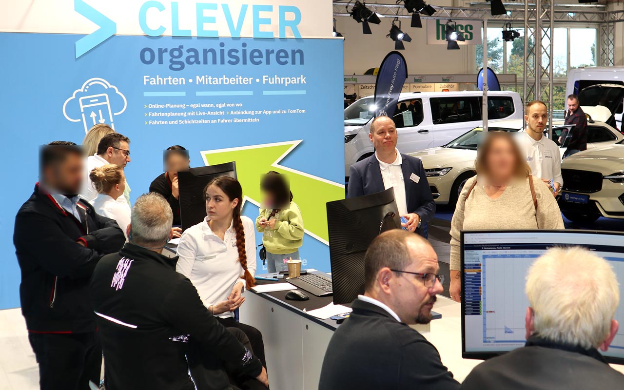 Beratung auf der Taximesse 2024